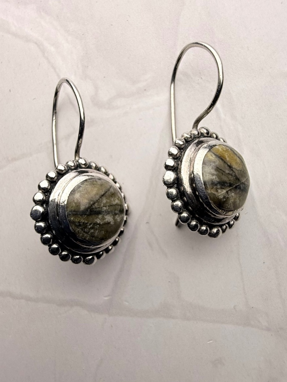 Vintage Sterling Silver Earrings - Picture 3 of 8